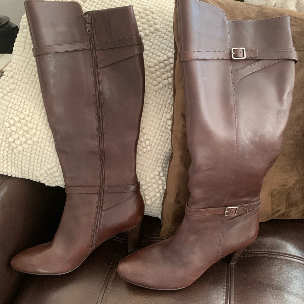 Brown leather Ralph Lauren Boots